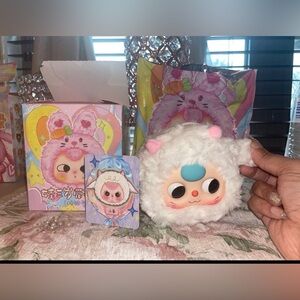 Baby Three Take Me Out Zipper Bag - Lamb